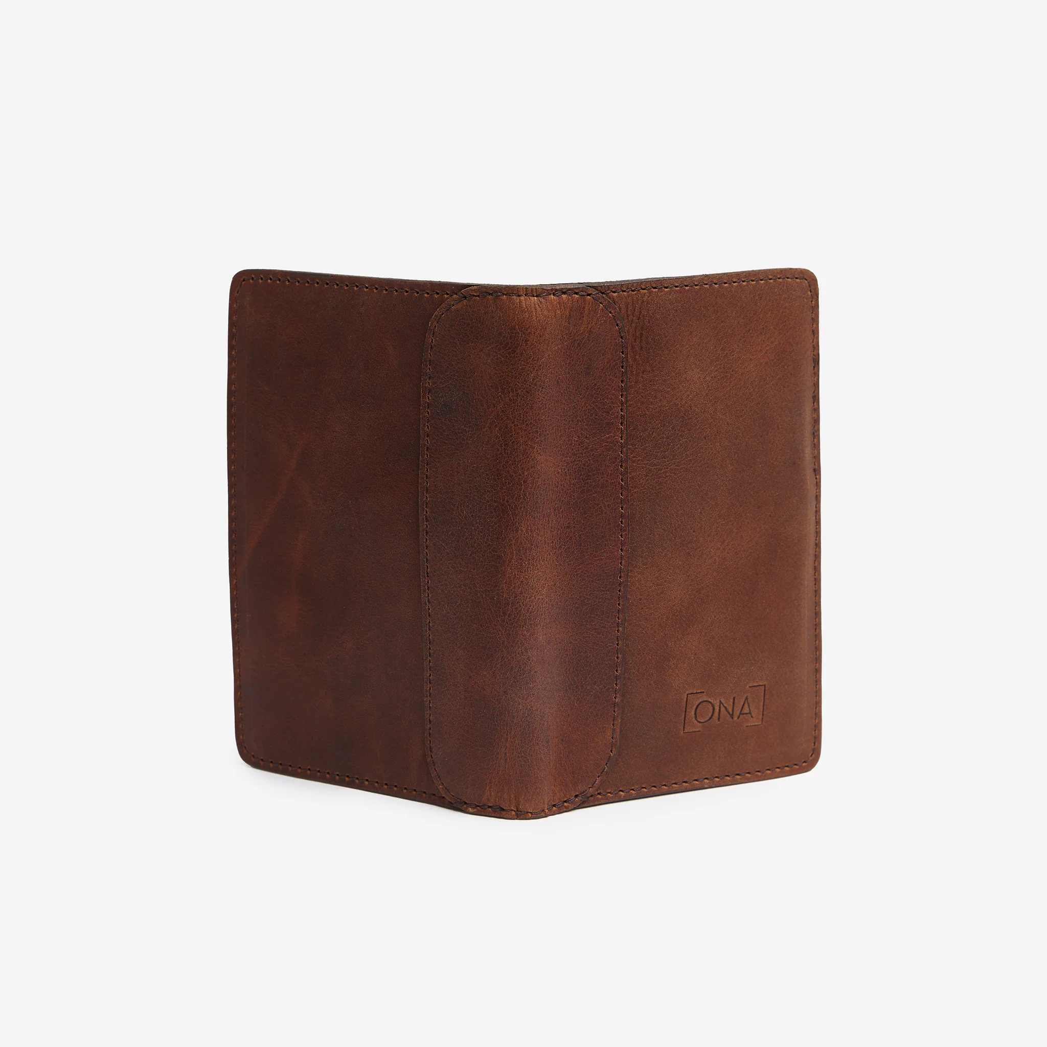 ONA Leather Passport Wallet - Antique Cognac - Image 3