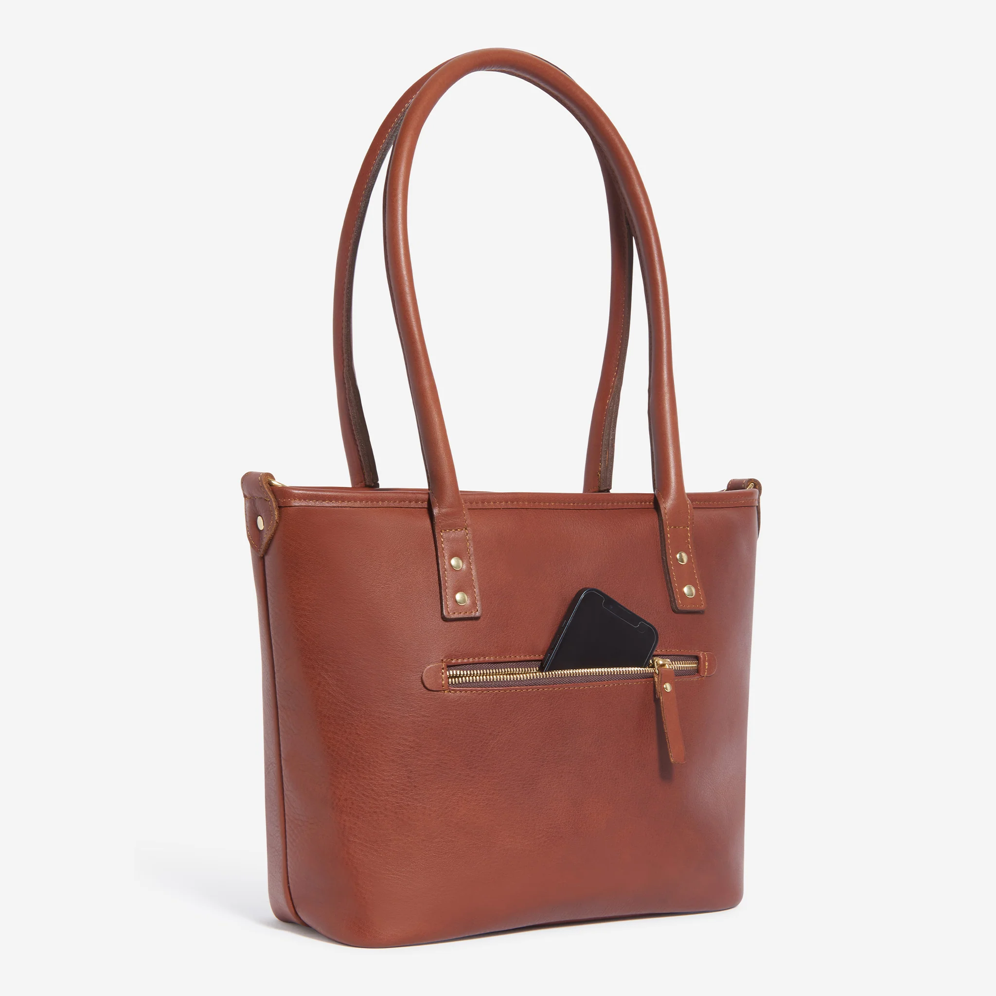 The Capri II Handcrafted Leather Tote - Image 5