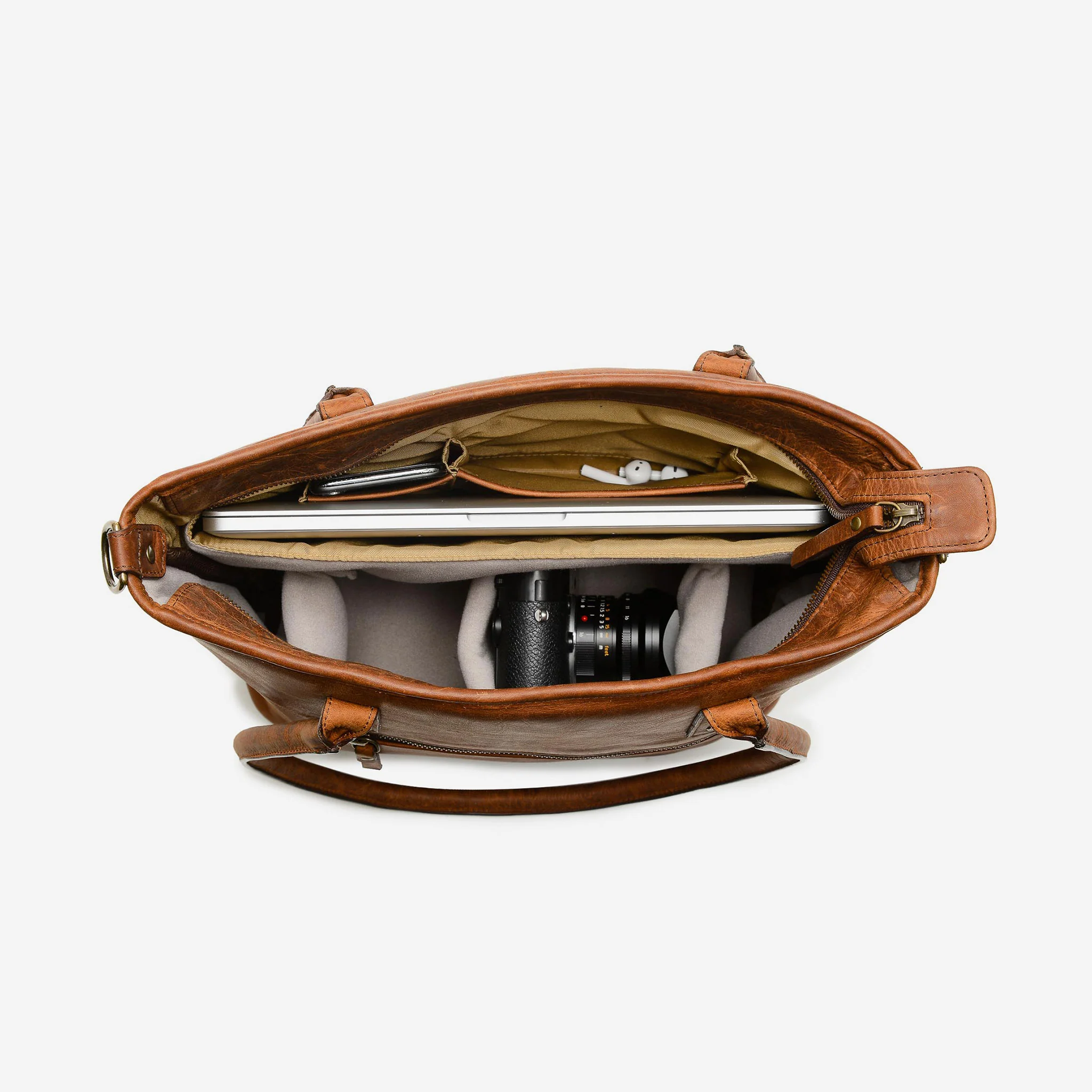 The Capri II Handcrafted Leather Tote - Image 6